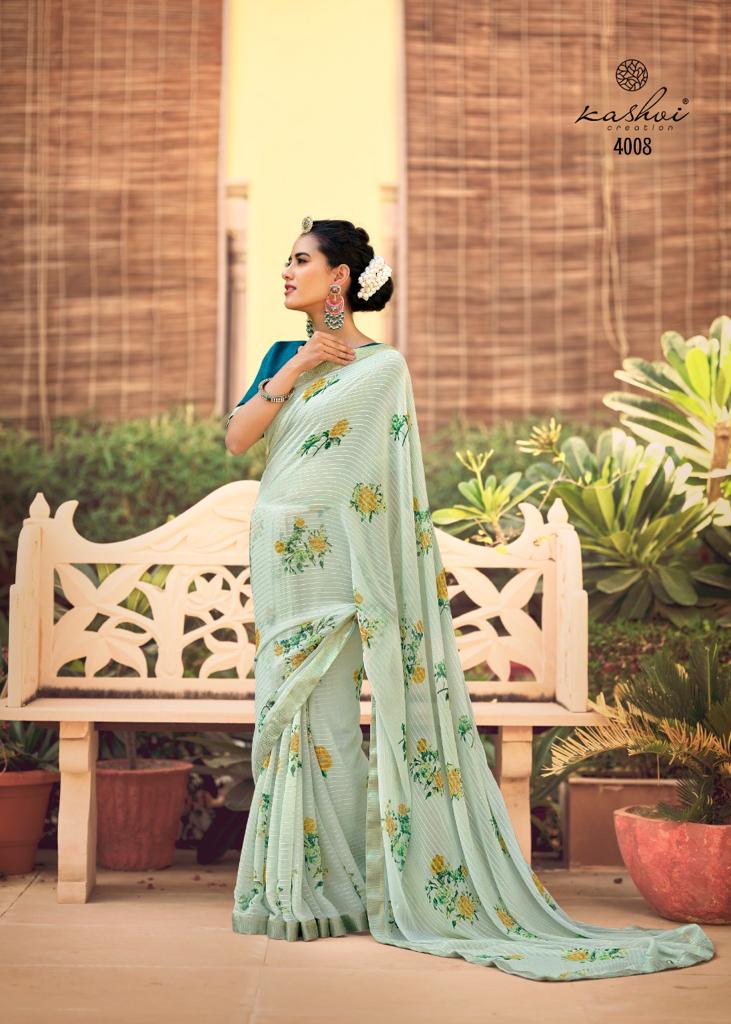 Kashvi Ragini 2 Casual Daily Wear Georgette Printed Saree Collection